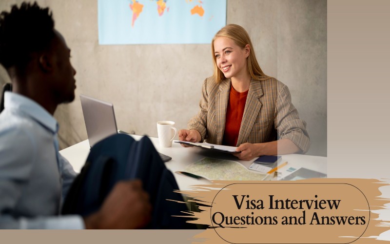 visit visa interview questions